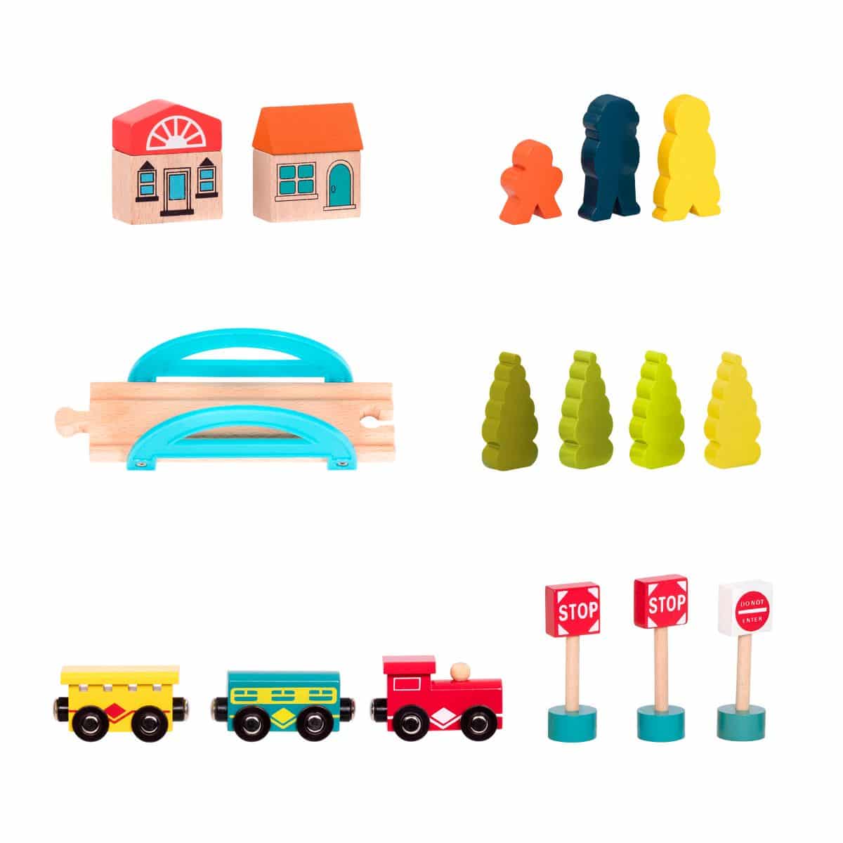 Wood & Wheels - Train Set